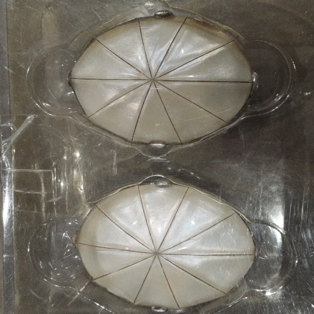 DRAPERY HARDWARE  PEARL/SILVER Talisman Finial Set New In Box